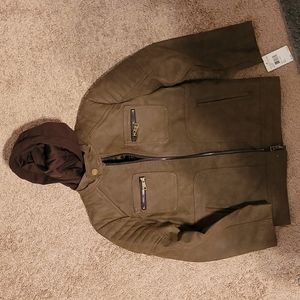 Boys brown jacket size 10/14